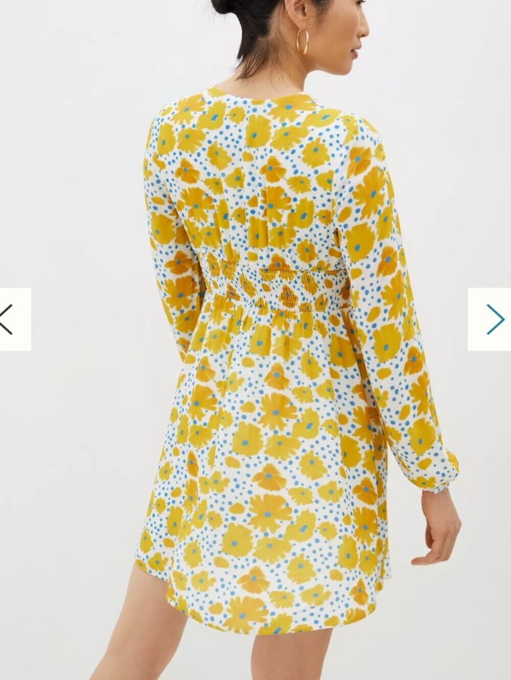 ANTHROPOLOGIE floral mini dress - size medium - Picture 2 of 12